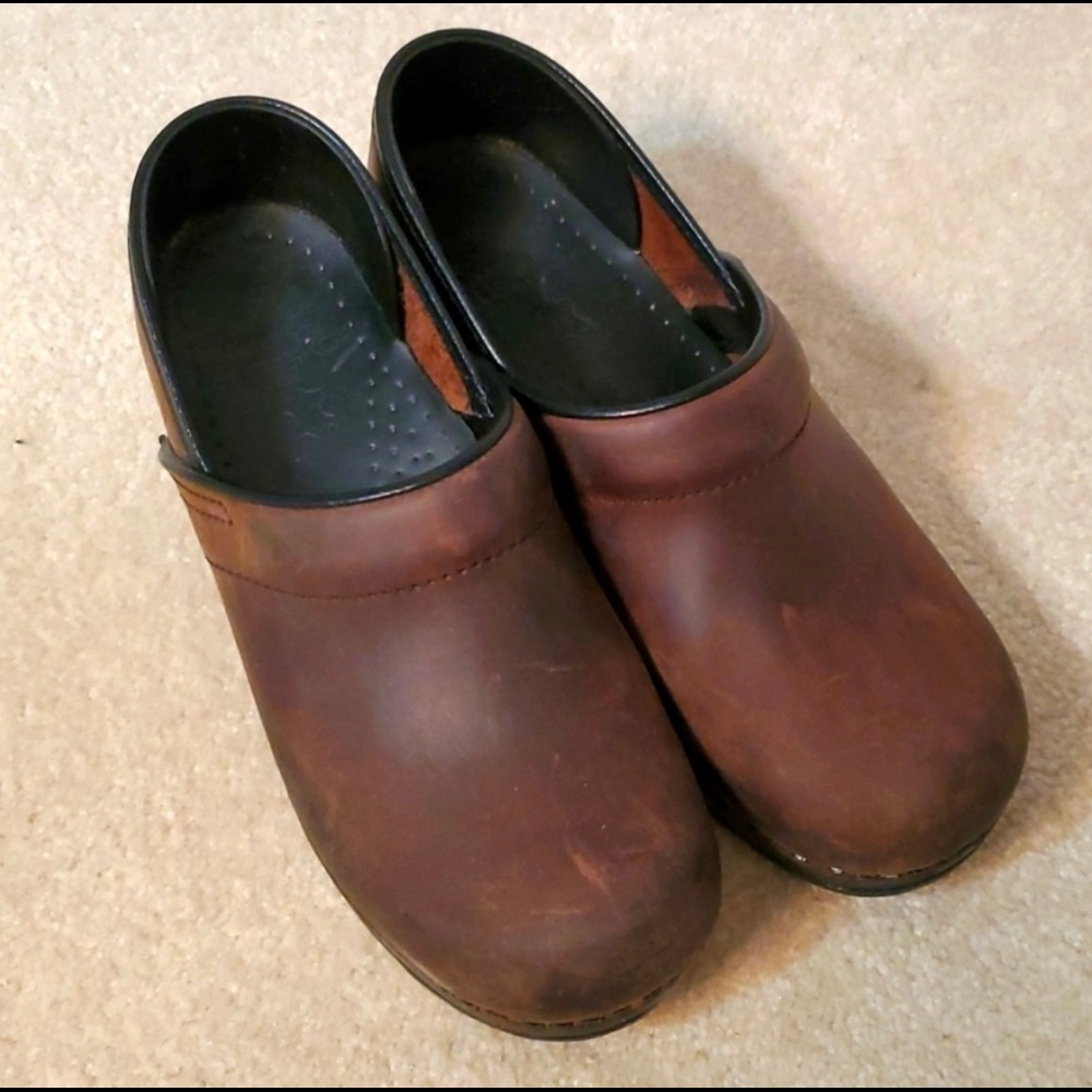Dansko Brown Leather Clog
